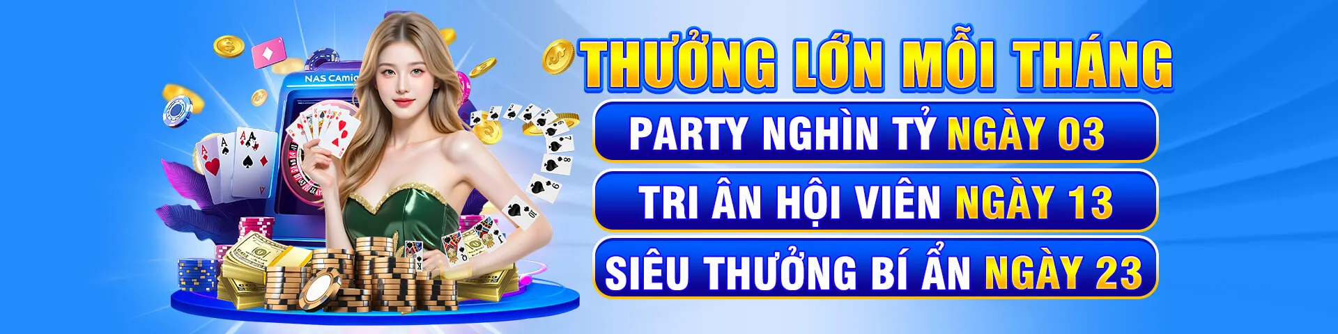 Đại lý sòng bạc trực tuyến chuyên nghiệp đang chia bài